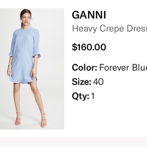 GANNI shift dress